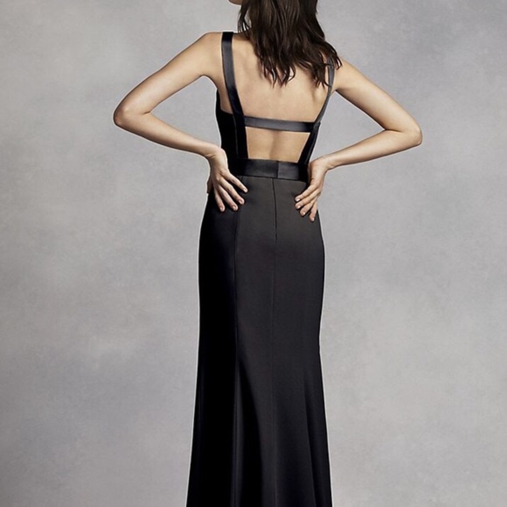 NWT Vera Wang/Davids Bridal bridesmaids/wedding/Prom dress. Size 2 gray/charcoal